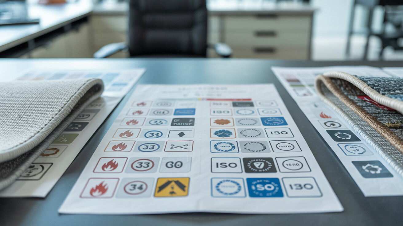 ¿Qué significa cada símbolo en los muestrarios y fichas técnicas de las moquetas?